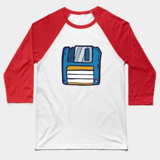 Retro Floppy Disk illustration Baseball T-Shirt